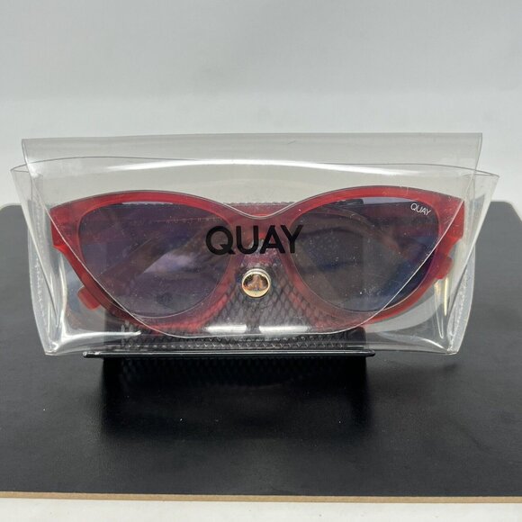 Quay Australia Red Smoke Rizzo  Cat.3 Sunglasses 125